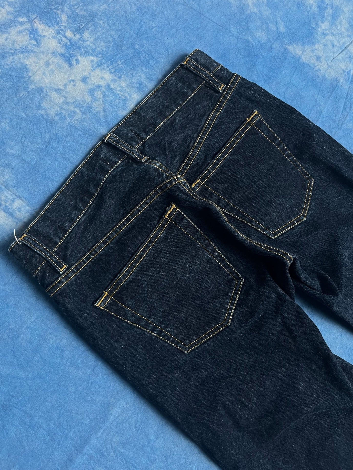 Jeansy Selvedge Acne Studios Her Dark Rinse White Oak 00s 26x32 | Piggy Boxer Vintage Shop