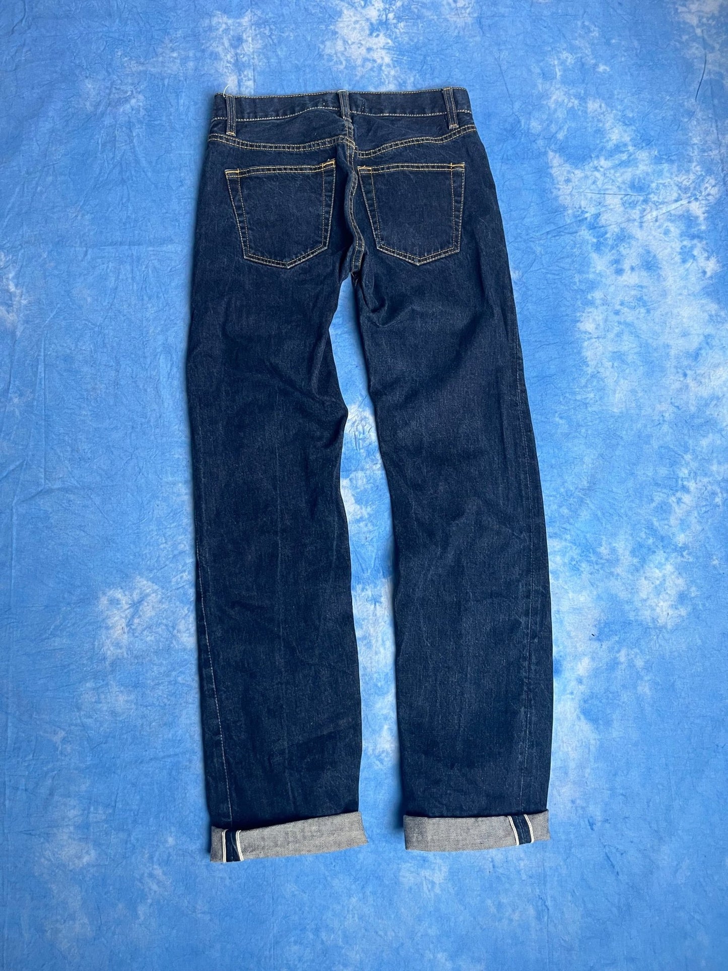 Jeansy Selvedge Acne Studios Her Dark Rinse White Oak 00s 26x32 | Piggy Boxer Vintage Shop