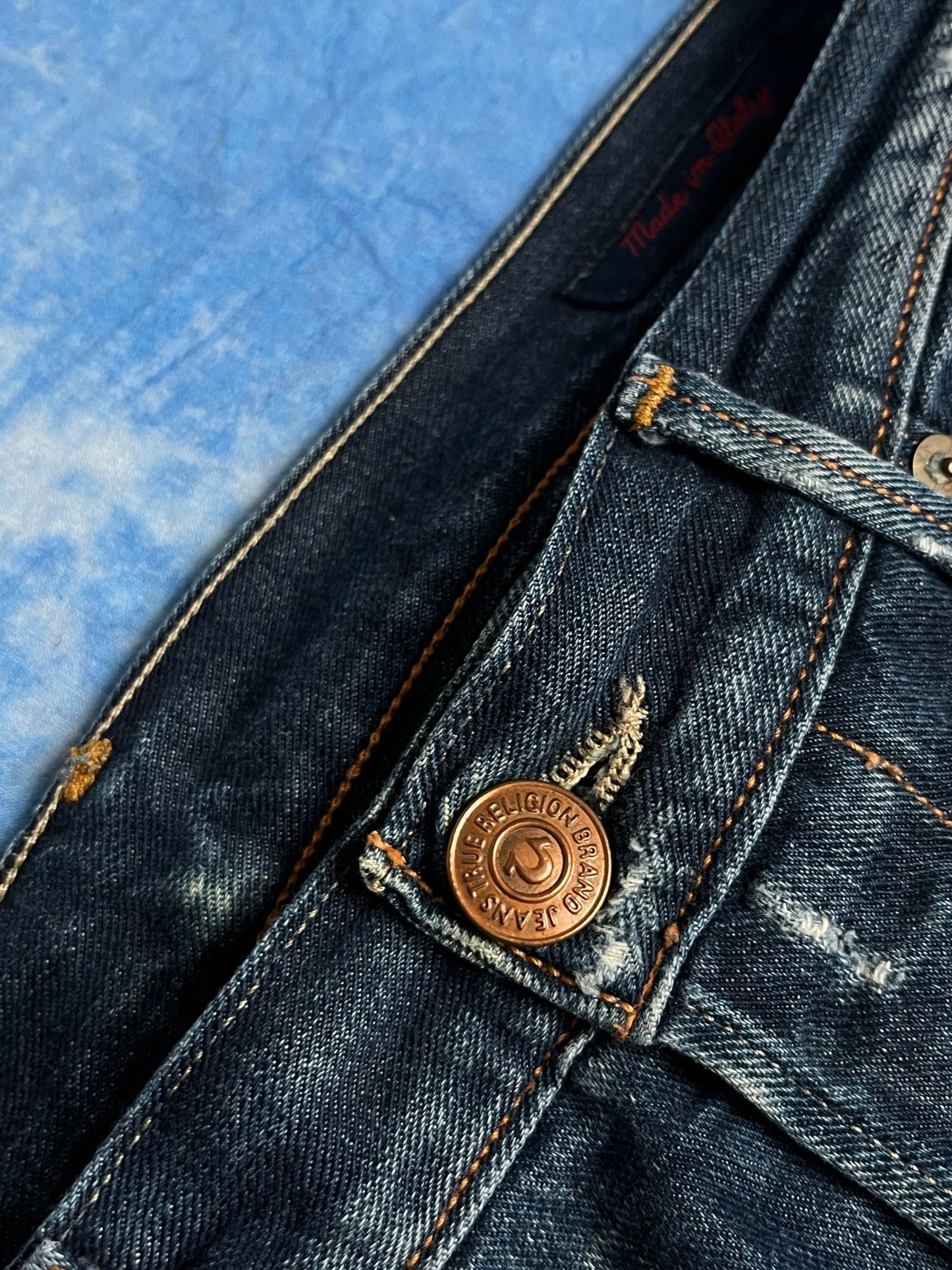 Jeansy True Religion Marco 00s W31 | Piggy Boxer Vintage Shop