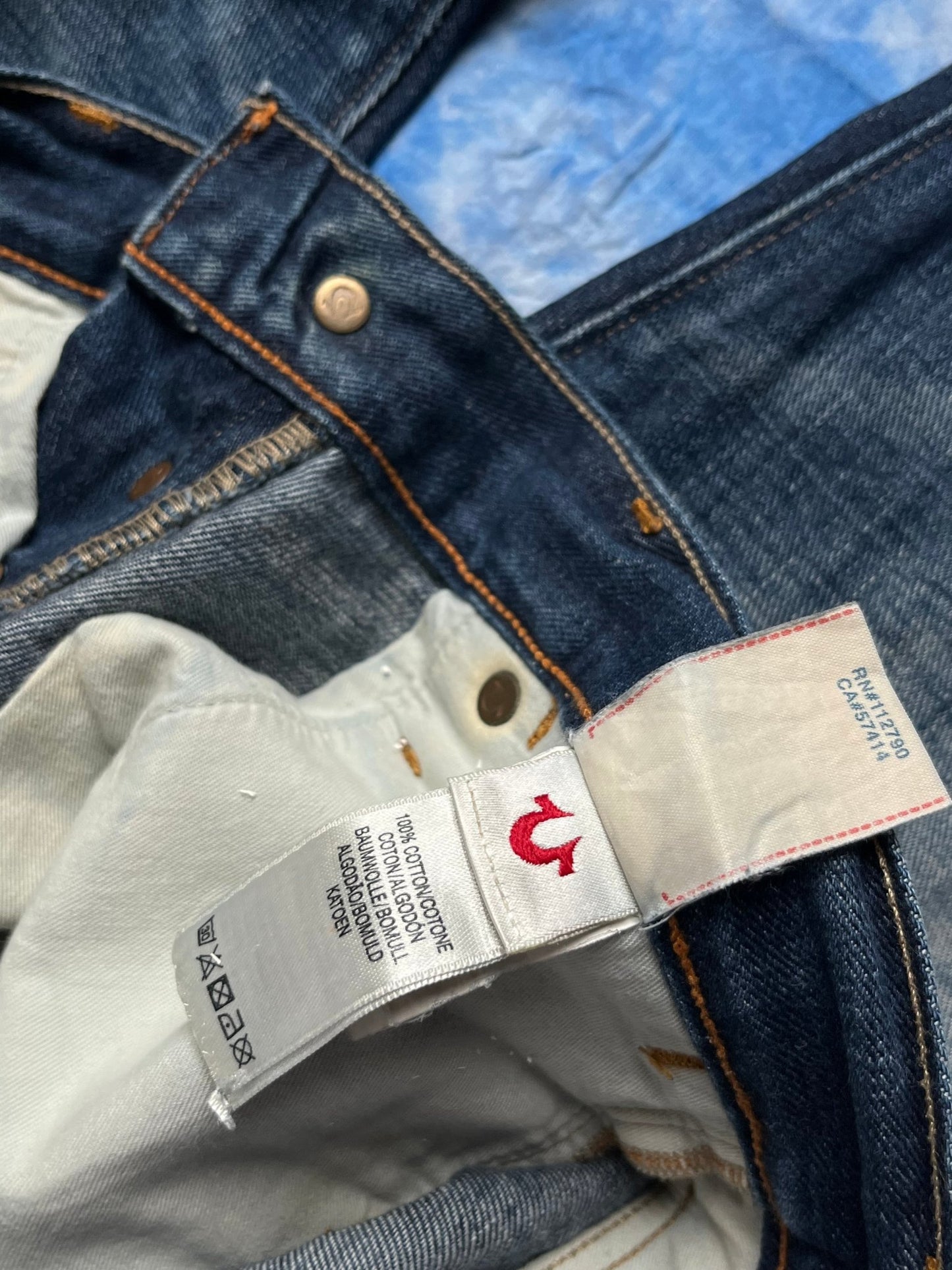 Jeansy True Religion Marco 00s W31 | Piggy Boxer Vintage Shop