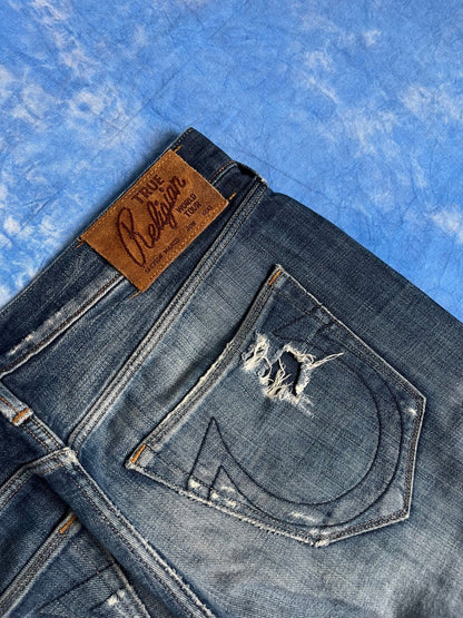 Jeansy True Religion Marco 00s W31 | Piggy Boxer Vintage Shop