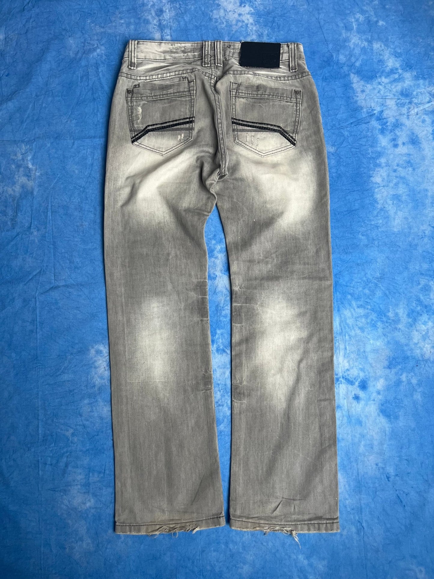 Jeansy z Przetarciami Cool Cat 00s 30x32 | Piggy Boxer Vintage Shop