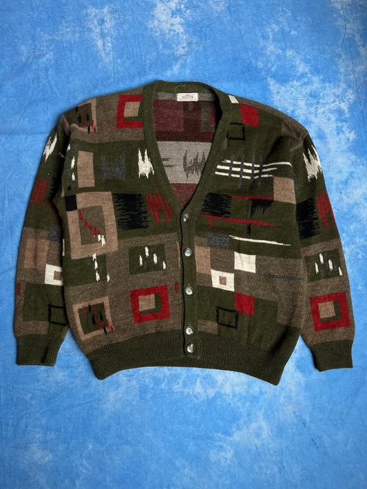 Kardigan Blend Wełniany 90s XL | Piggy Boxer Vintage Shop