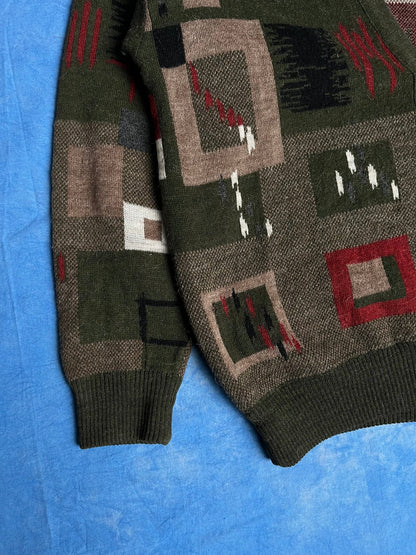 Kardigan Blend Wełniany 90s XL | Piggy Boxer Vintage Shop