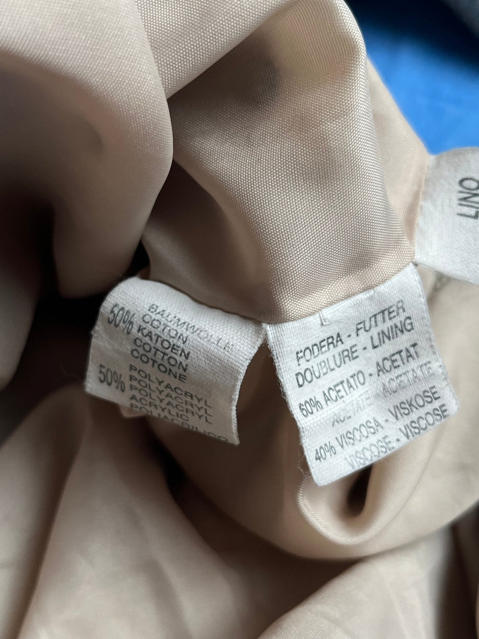 Kardigan Kolorowy Warkocz z Lnem 90s XL | Piggy Boxer Vintage Shop