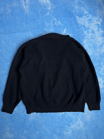 Kardigan Wełniany Clipper 90s XL | Piggy Boxer Vintage Shop