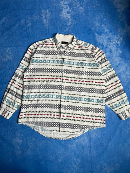 Koszula Adventure we Wzorki 90s XXL | Piggy Boxer Vintage Shop