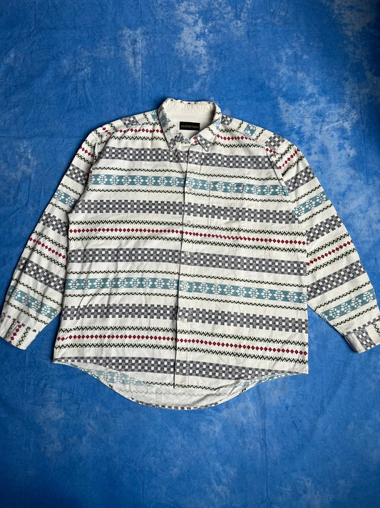 Koszula Adventure we Wzorki 90s XXL | Piggy Boxer Vintage Shop