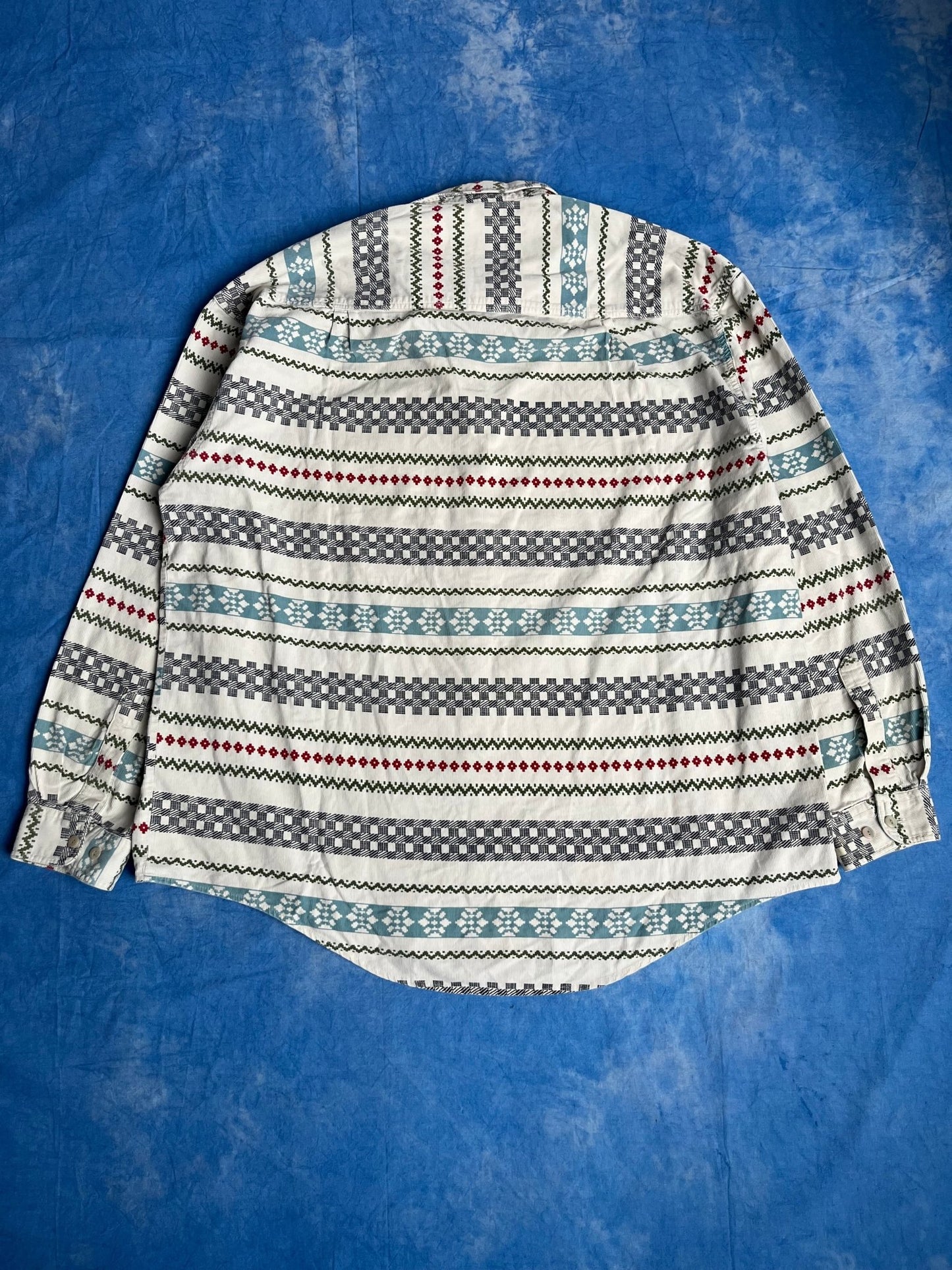 Koszula Adventure we Wzorki 90s XXL | Piggy Boxer Vintage Shop