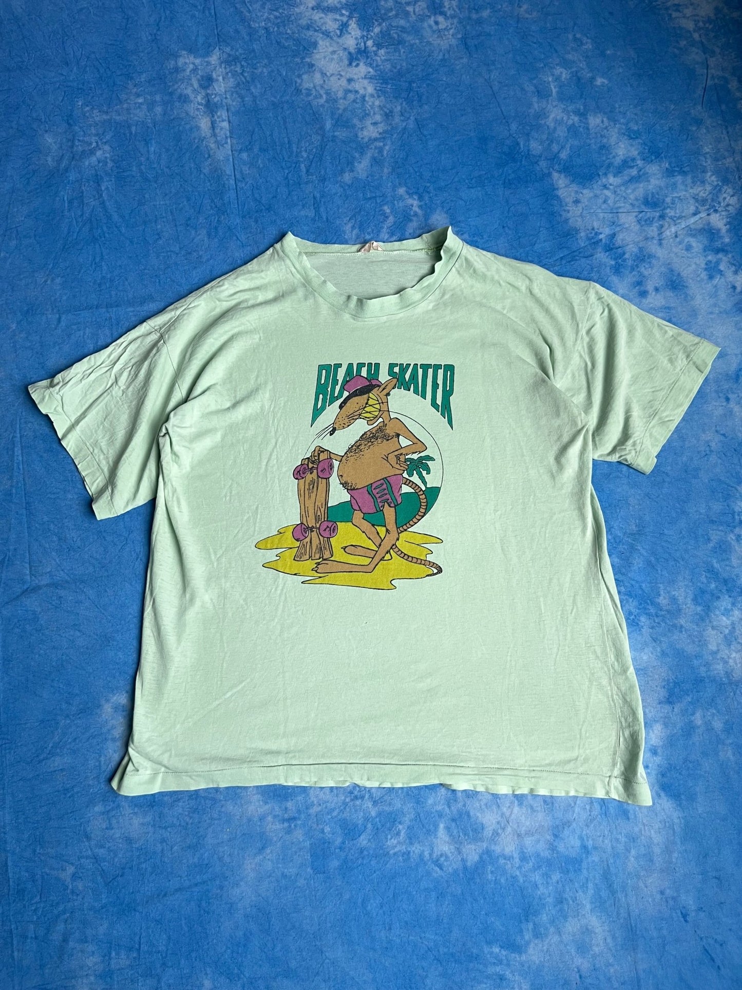 Koszulka Beach Skate Rat 90s L | Piggy Boxer Vintage Shop