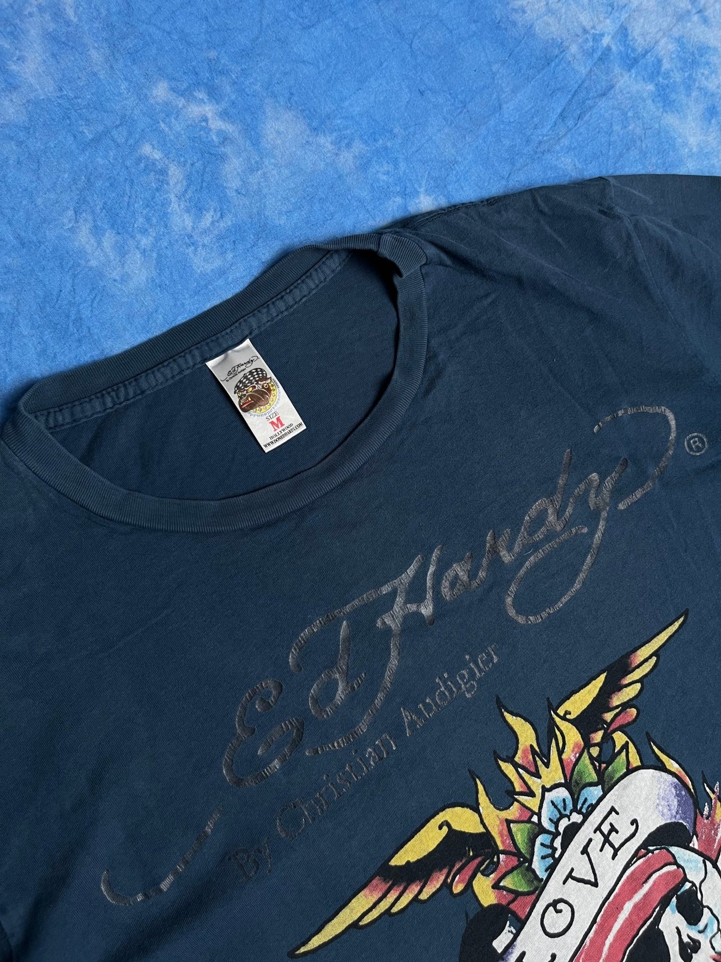 Koszulka Ed Hardy by Christian Audigier Pirat Skull M | Piggy Boxer Vintage Shop