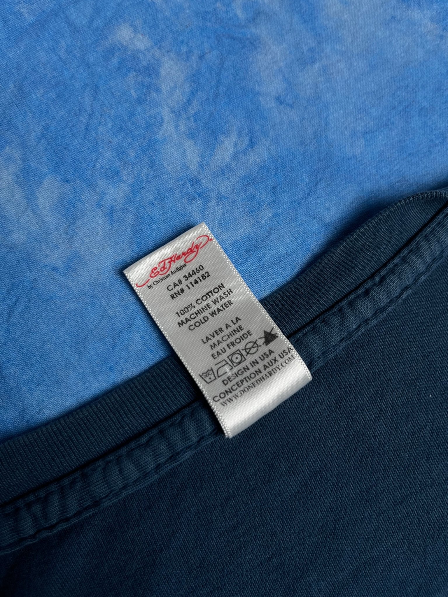 Koszulka Ed Hardy by Christian Audigier Pirat Skull M | Piggy Boxer Vintage Shop