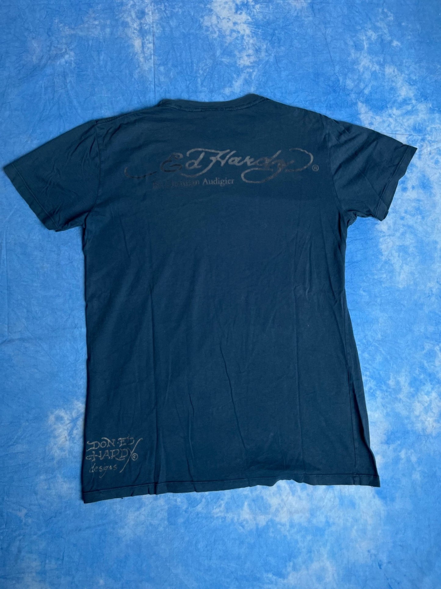 Koszulka Ed Hardy by Christian Audigier Pirat Skull M | Piggy Boxer Vintage Shop