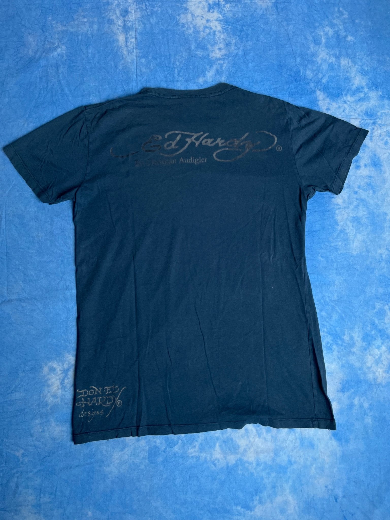 Koszulka Ed Hardy by Christian Audigier Pirat Skull M | Piggy Boxer Vintage Shop