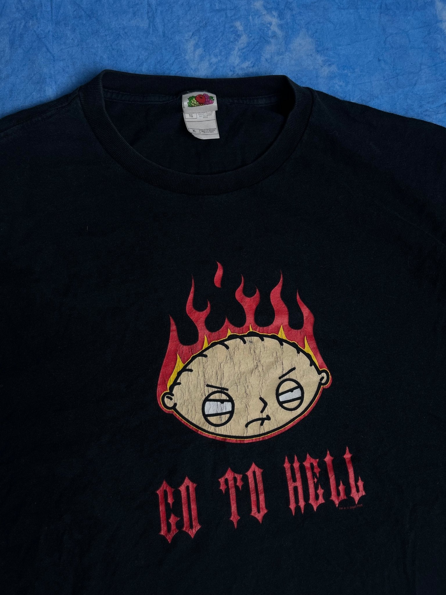 Koszulka Family Guy Stewie Griffin "Go To Hell" 2003 XL | Piggy Boxer Vintage Shop