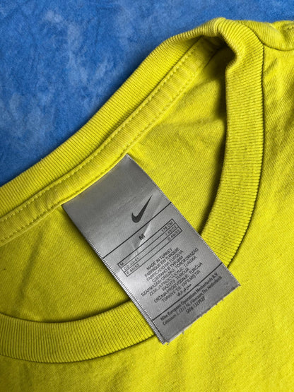 Koszulka Kanarkowa Nike Big Logo Swosh 00s M | Piggy Boxer Vintage Shop