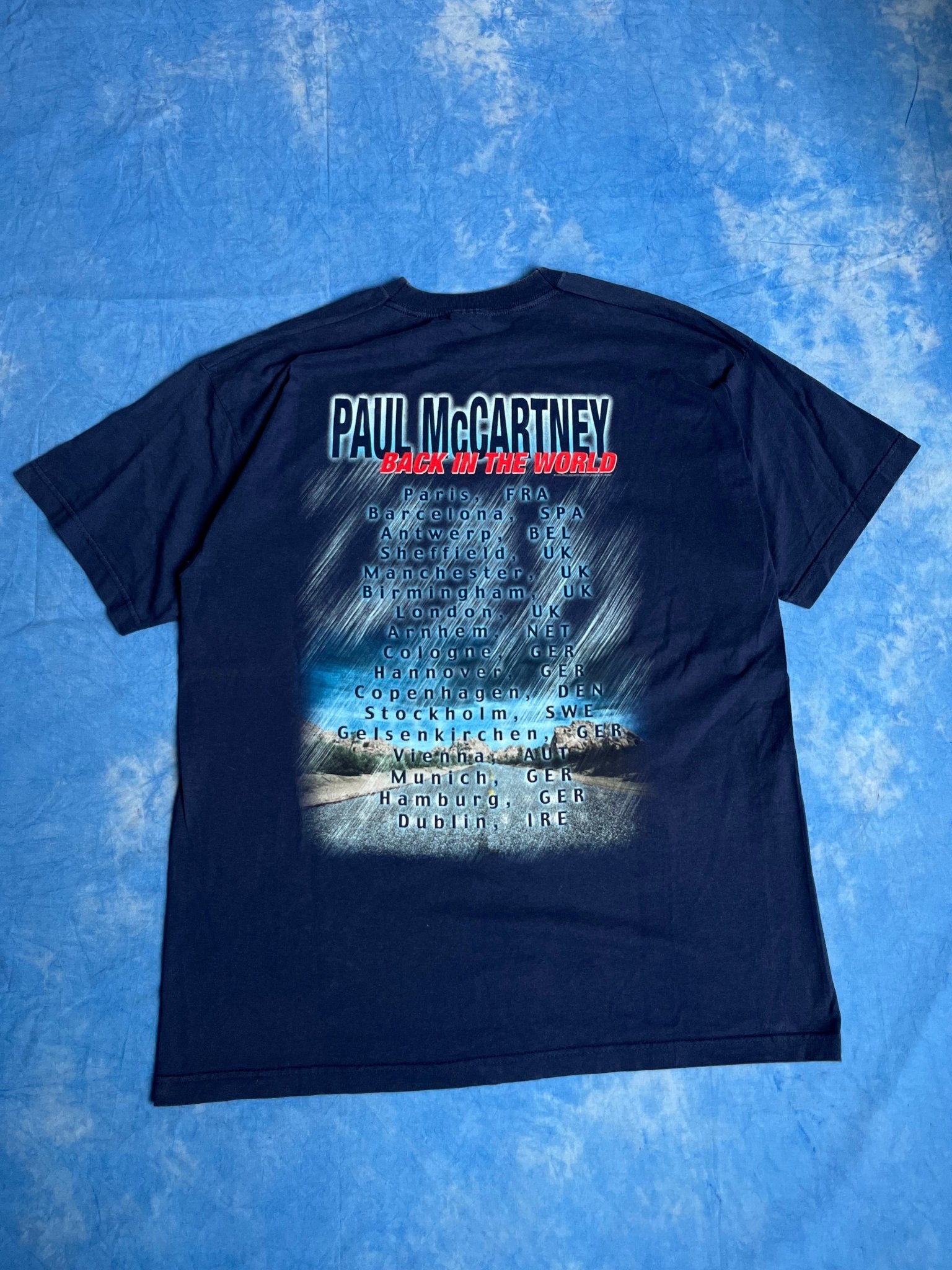 Koszulka Paul McCartney Back In The World Tour 2003 XL | Piggy Boxer Vintage Shop