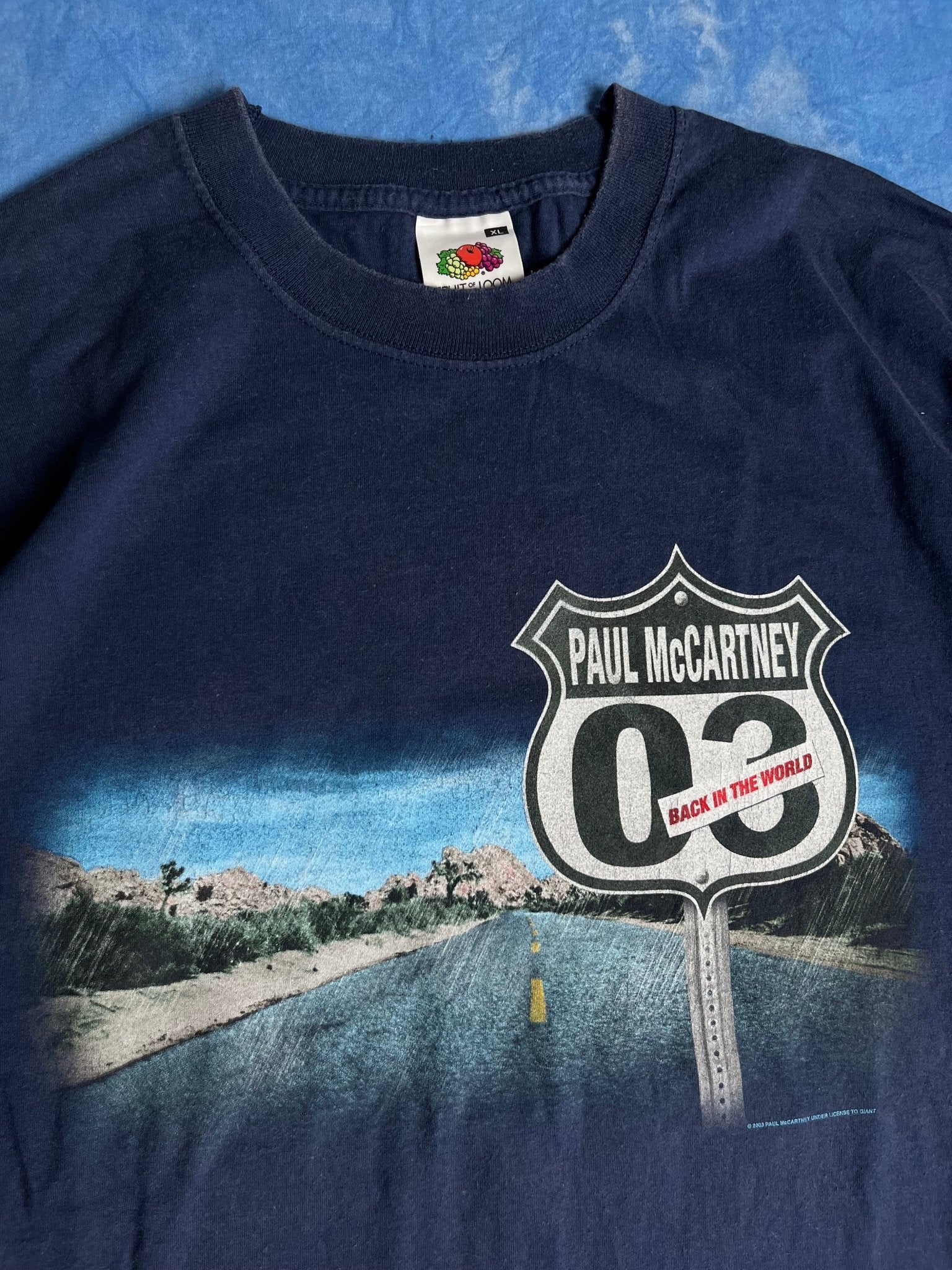 Koszulka Paul McCartney Back In The World Tour 2003 XL | Piggy Boxer Vintage Shop