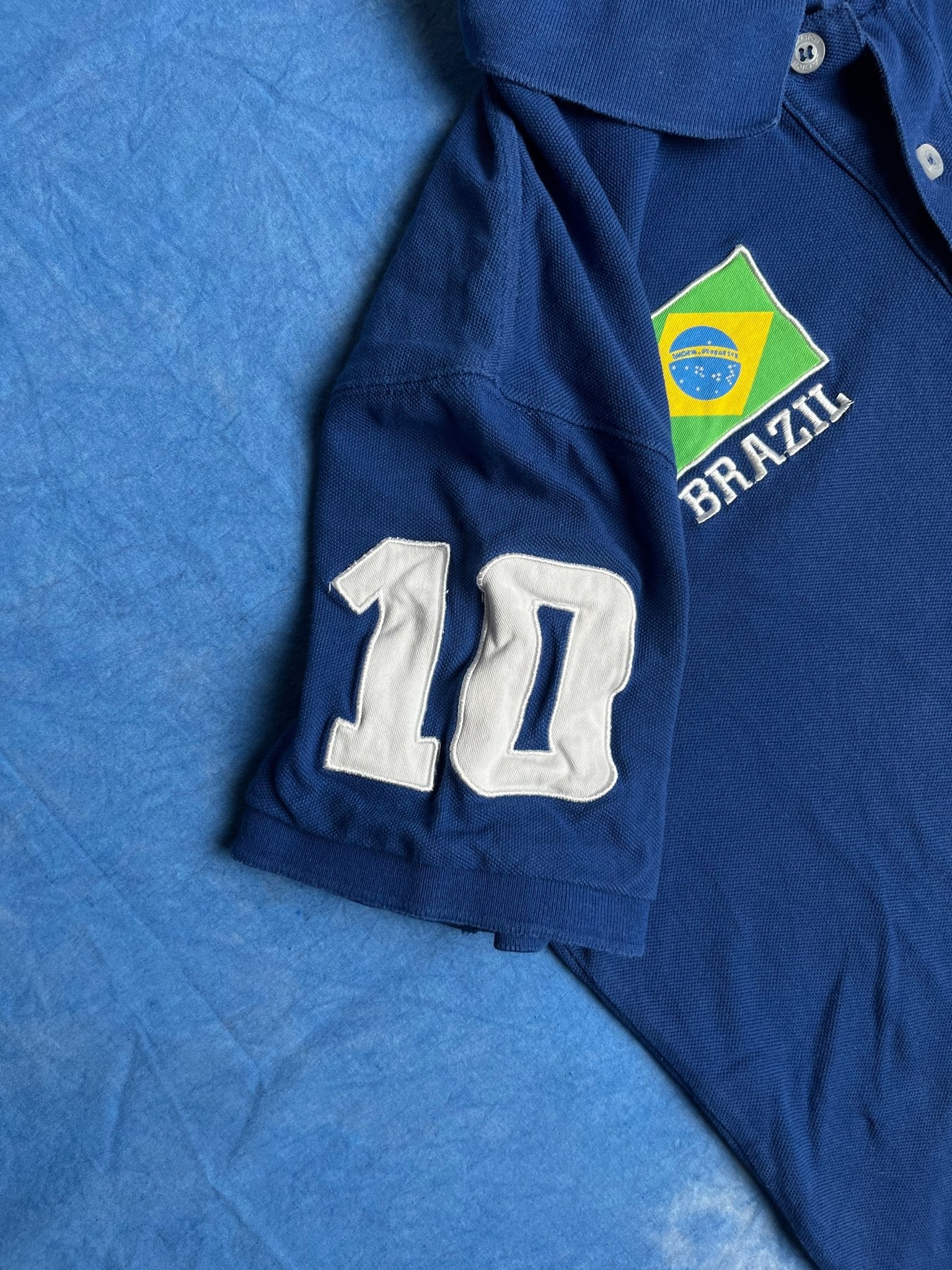 Koszulka Polo Brazil 00s XL | Piggy Boxer Vintage Shop