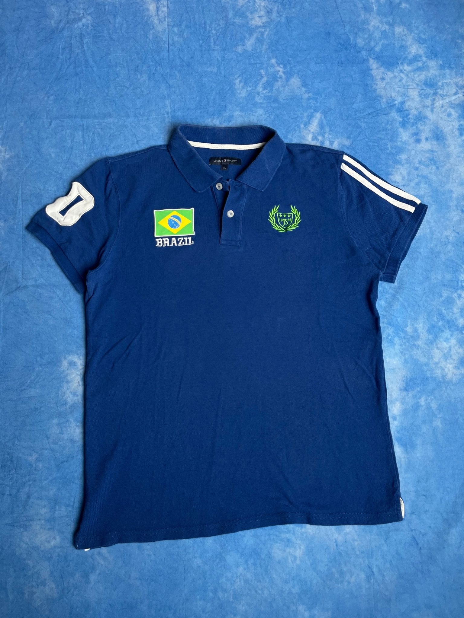 Koszulka Polo Brazil 00s XL | Piggy Boxer Vintage Shop