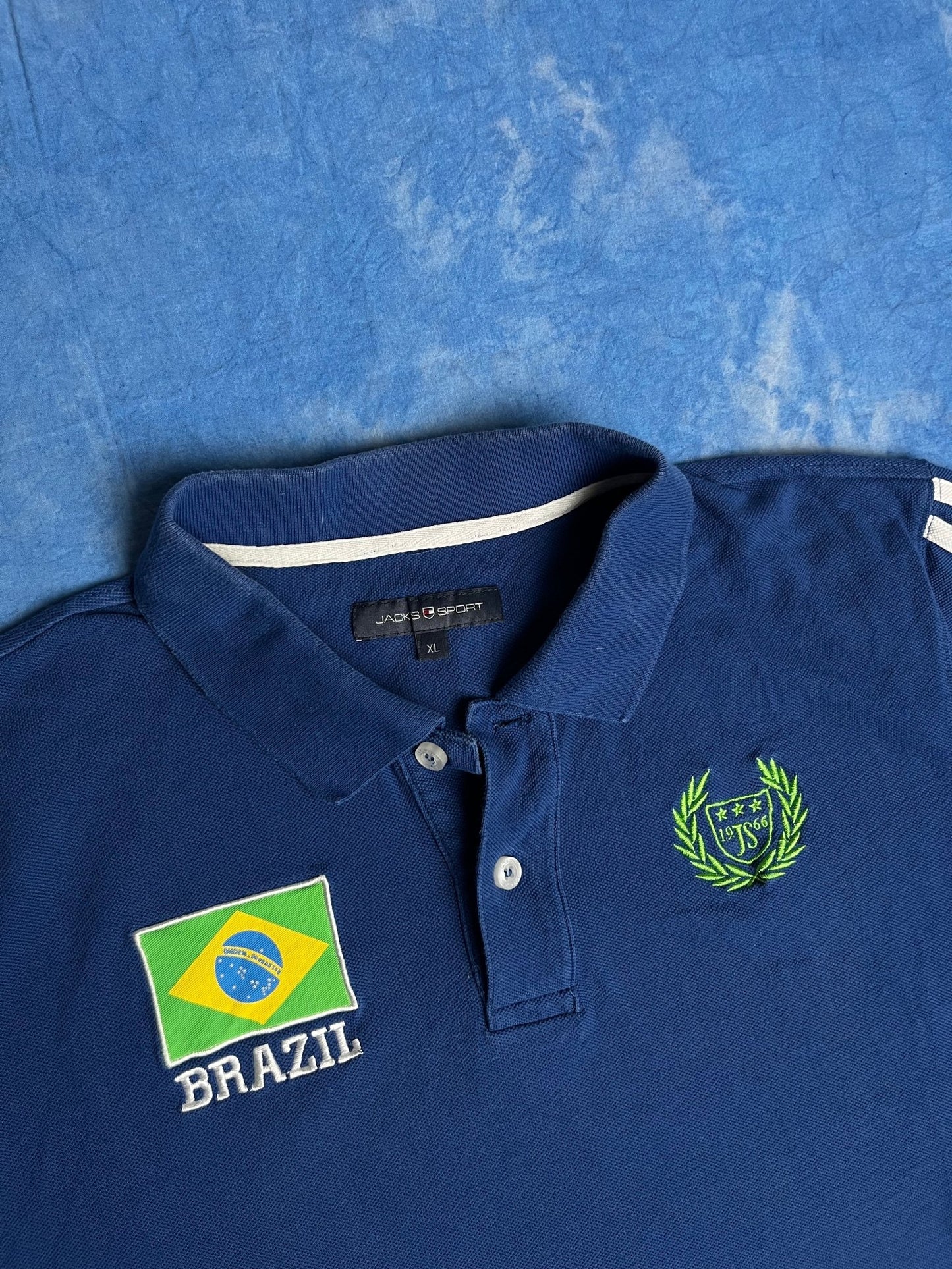 Koszulka Polo Brazil 00s XL | Piggy Boxer Vintage Shop