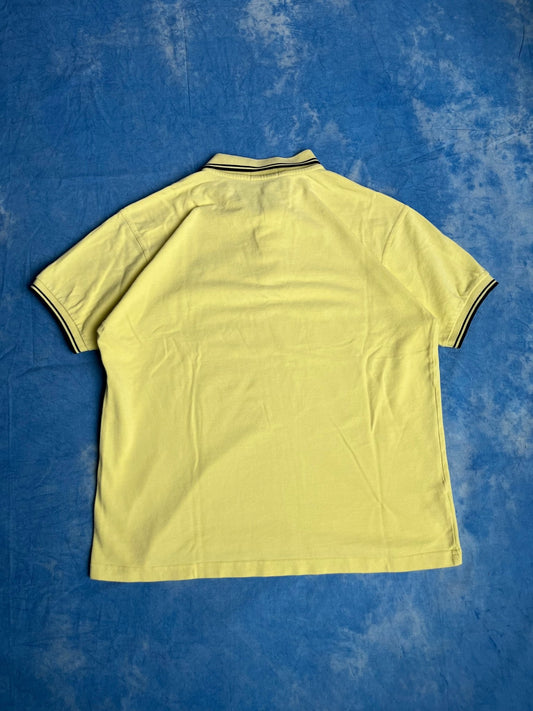 Koszulka Polo Kanarkowa Fred Perry Cotton Pique 90s XL | Piggy Boxer Vintage Shop