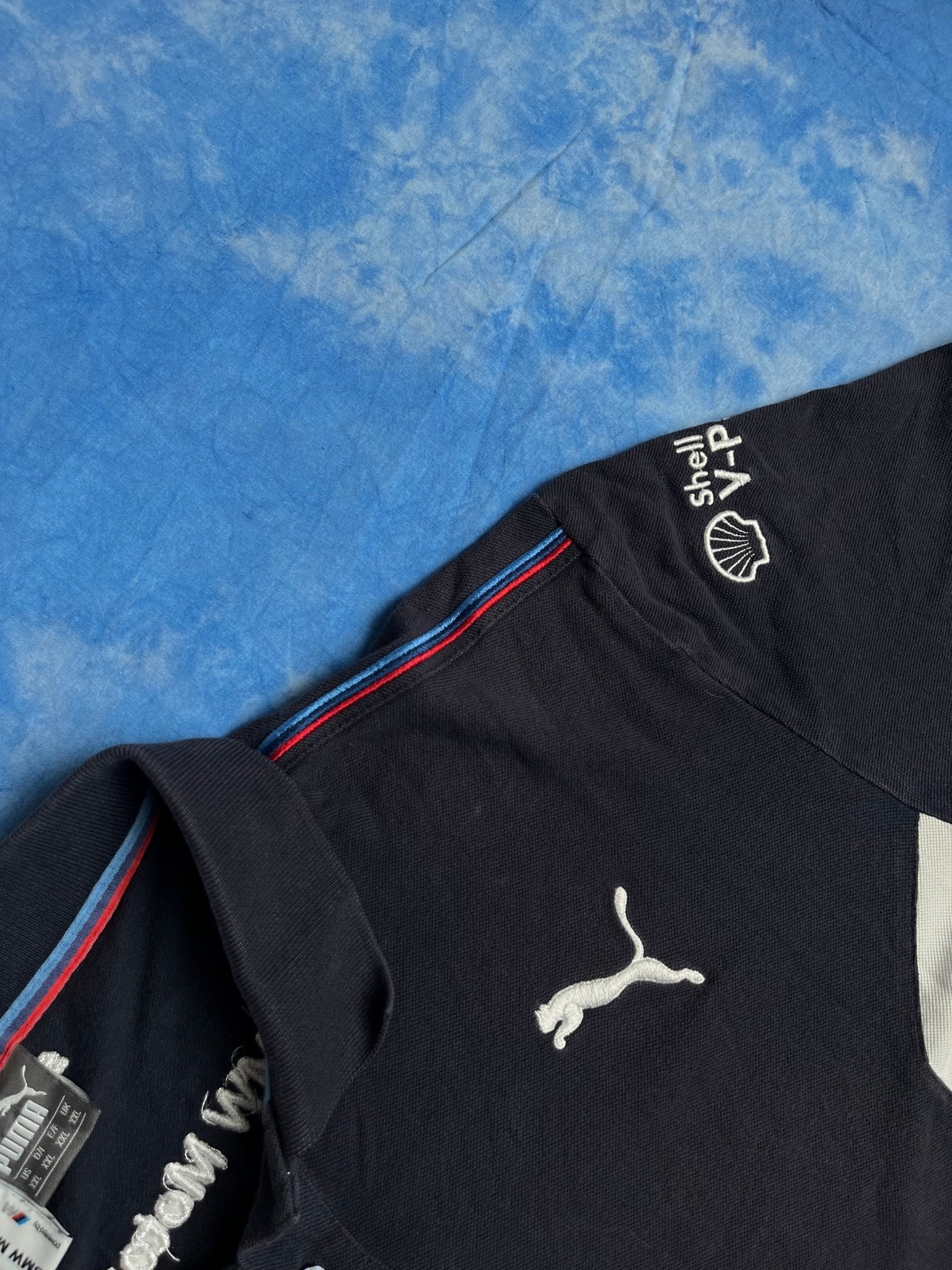 Koszulka Polo Puma x BMW Motorsport 00s XXL | Piggy Boxer Vintage Shop