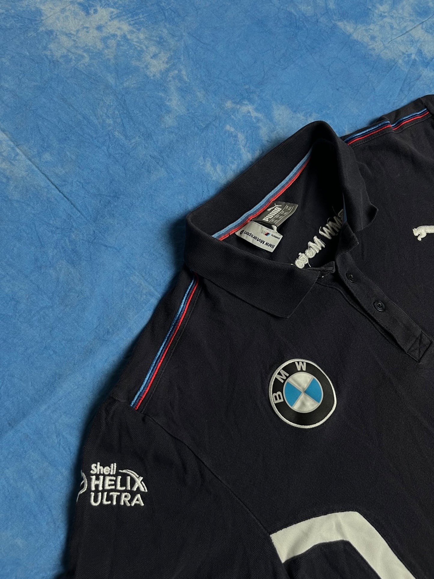 Koszulka Polo Puma x BMW Motorsport 00s XXL | Piggy Boxer Vintage Shop