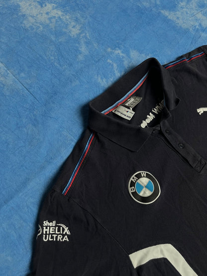 Koszulka Polo Puma x BMW Motorsport 00s XXL | Piggy Boxer Vintage Shop