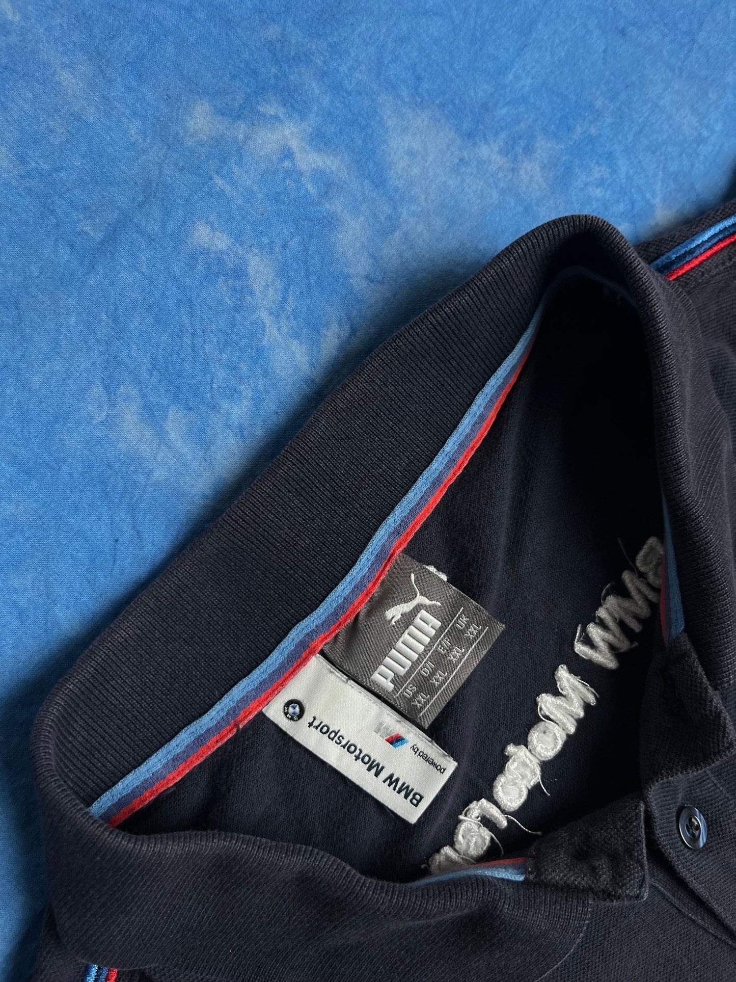 Koszulka Polo Puma x BMW Motorsport 00s XXL | Piggy Boxer Vintage Shop