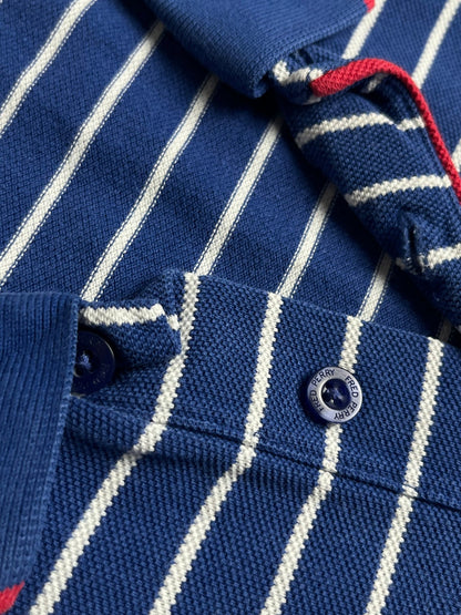 Koszulka Polo w Paski Fred Perry Cotton Pique 00s L | Piggy Boxer Vintage Shop