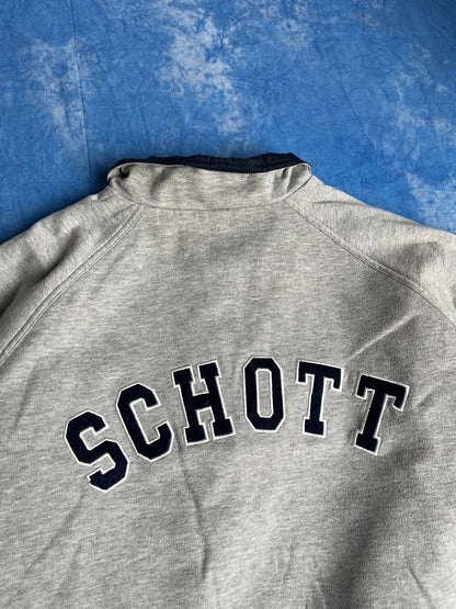 Kurtka Bomberka Dwustronna Schott USA 90s XL | Piggy Boxer Vintage Shop