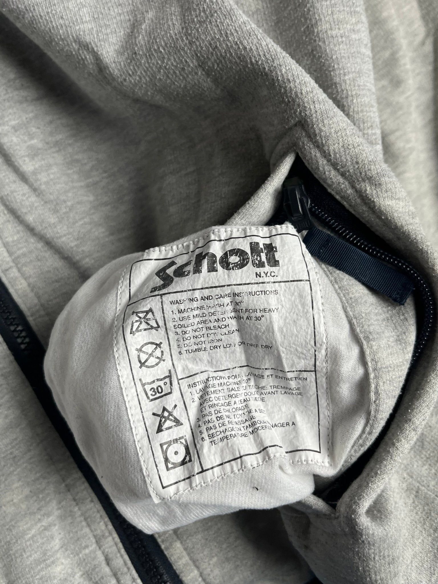 Kurtka Bomberka Dwustronna Schott USA 90s XL | Piggy Boxer Vintage Shop