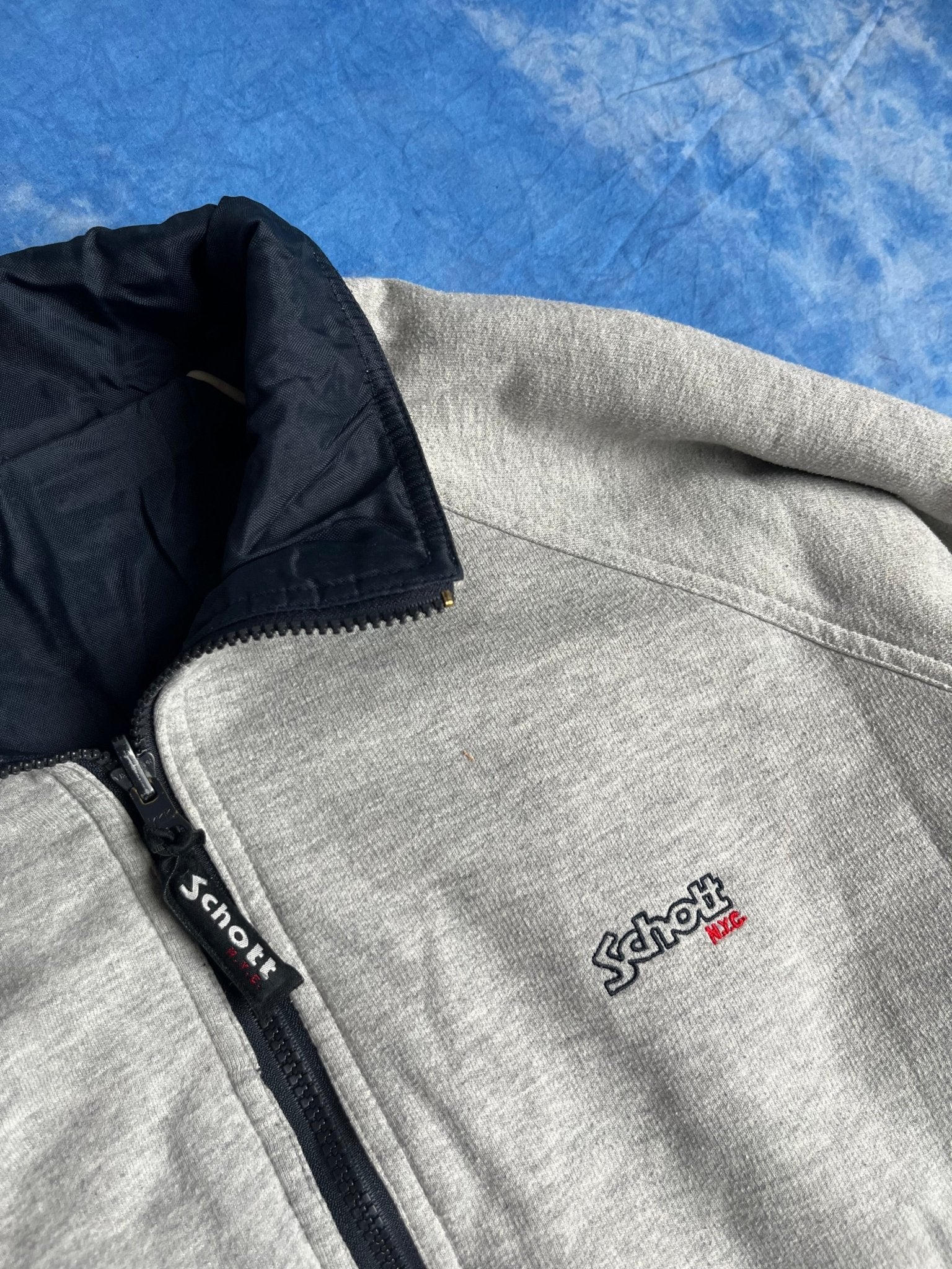 Kurtka Bomberka Dwustronna Schott USA 90s XL | Piggy Boxer Vintage Shop