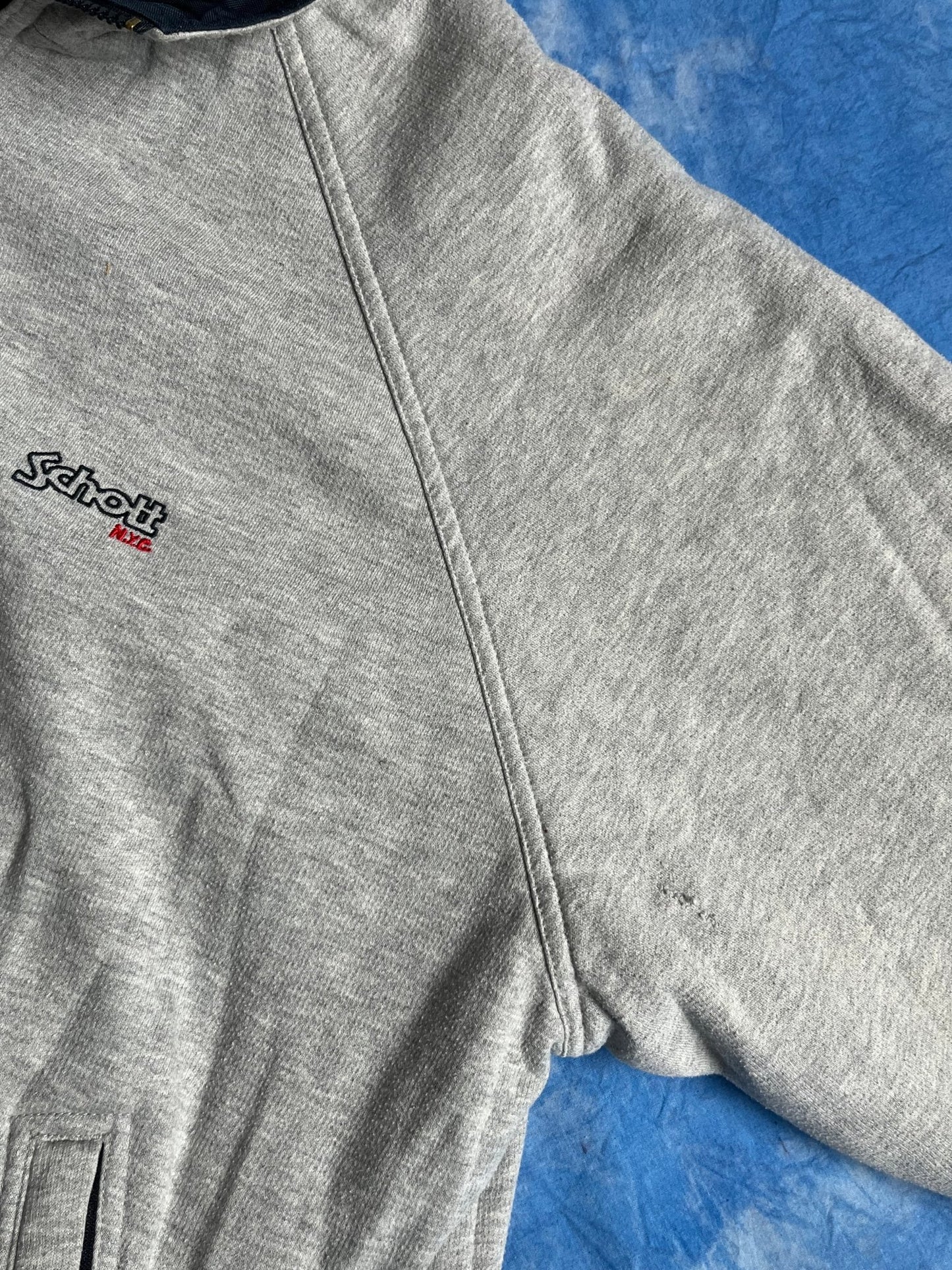 Kurtka Bomberka Dwustronna Schott USA 90s XL | Piggy Boxer Vintage Shop