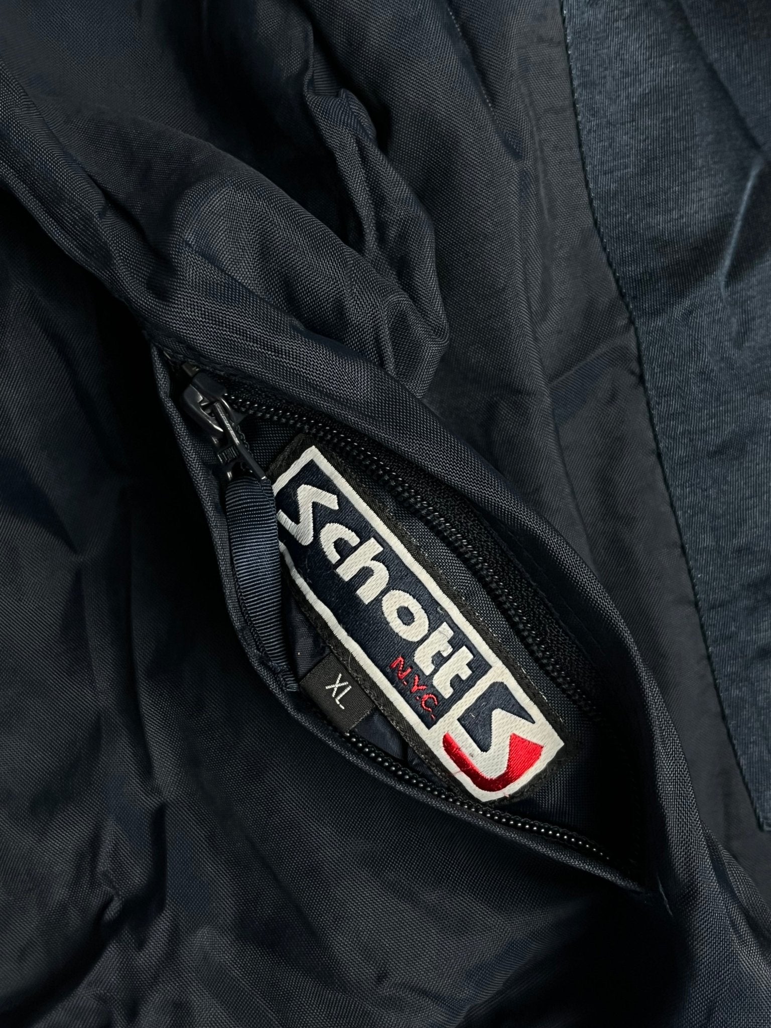 Kurtka Bomberka Dwustronna Schott USA 90s XL | Piggy Boxer Vintage Shop