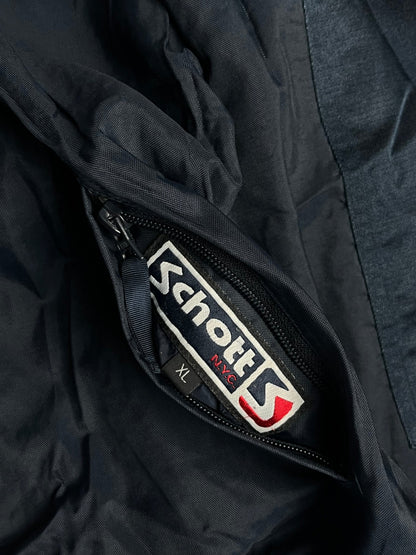 Kurtka Bomberka Dwustronna Schott USA 90s XL | Piggy Boxer Vintage Shop