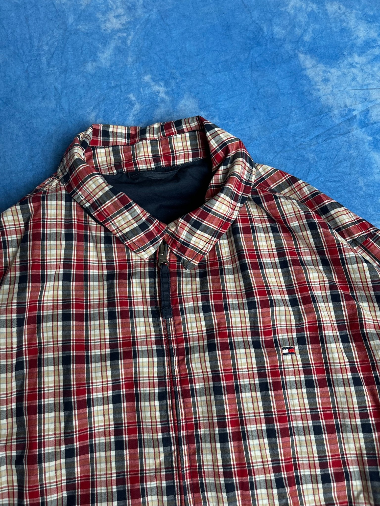 Kurtka Dwustronna Harringtonka Tommy Hilfiger 00s L | Piggy Boxer Vintage Shop