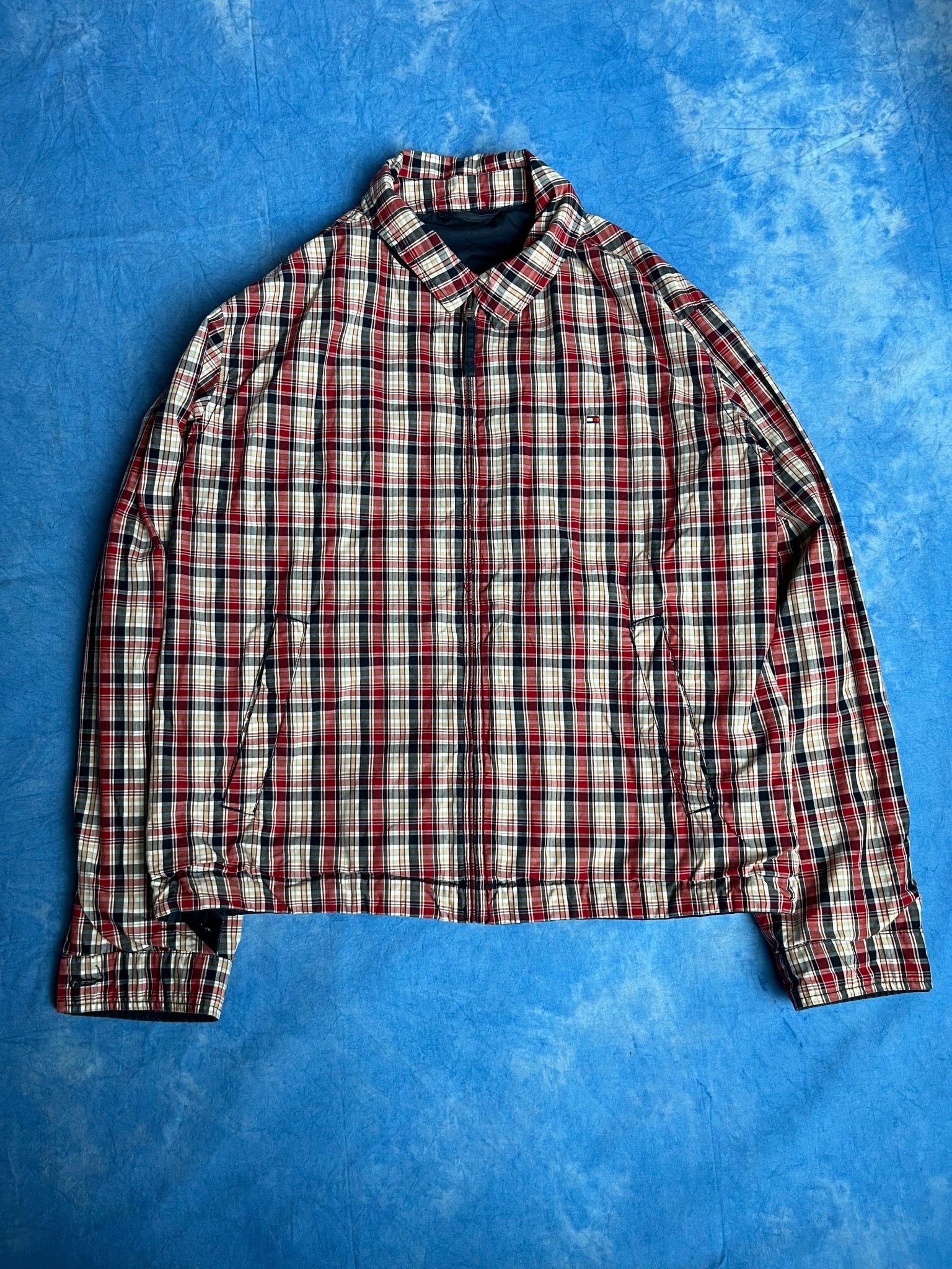 Kurtka Dwustronna Harringtonka Tommy Hilfiger 00s L | Piggy Boxer Vintage Shop