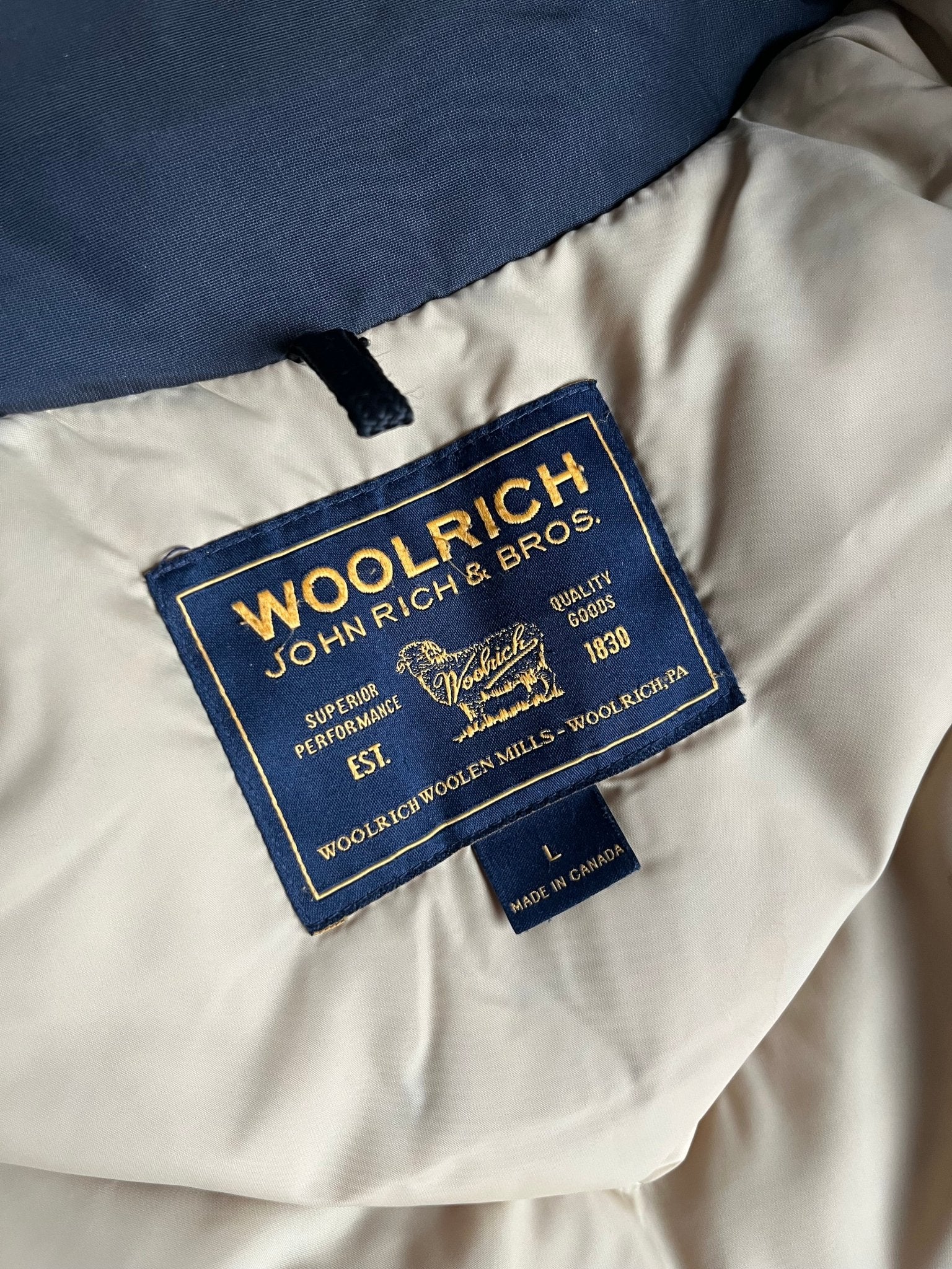 Kurtka Parka Puchowa Woolrich Arctic Parka 90s L | Piggy Boxer Vintage Shop