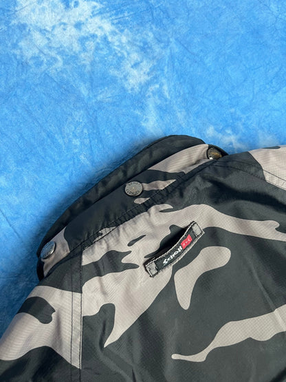 Kurtka Polarowa Camo Schott NYC 00s M | Piggy Boxer Vintage Shop