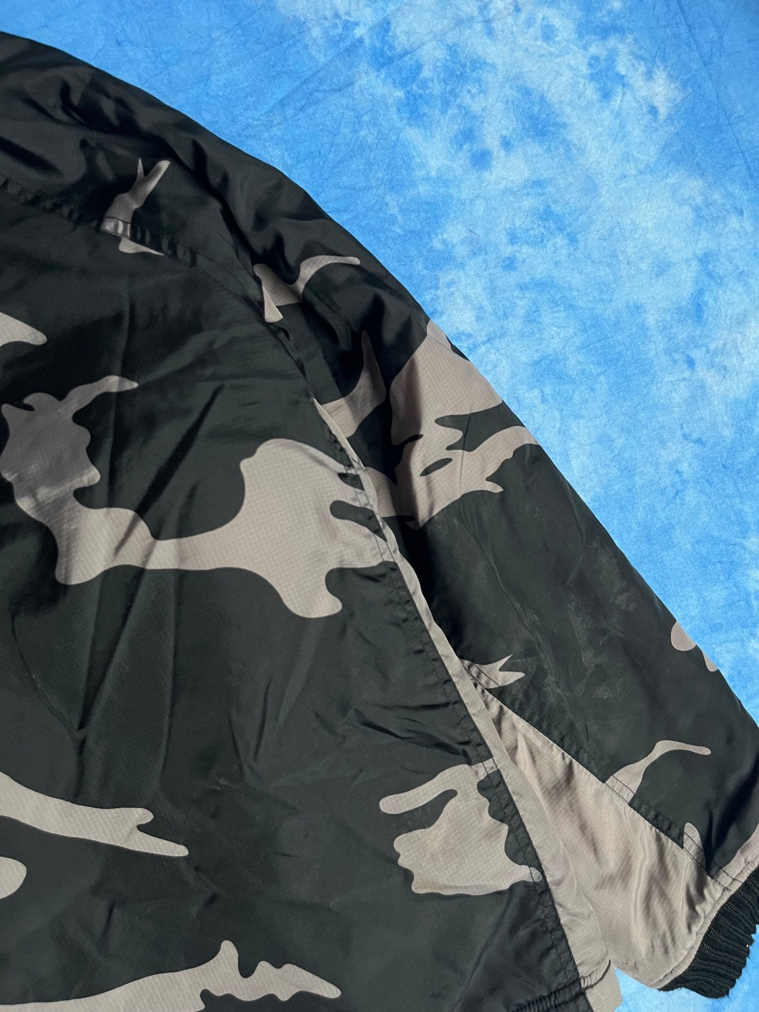 Kurtka Polarowa Camo Schott NYC 00s M | Piggy Boxer Vintage Shop