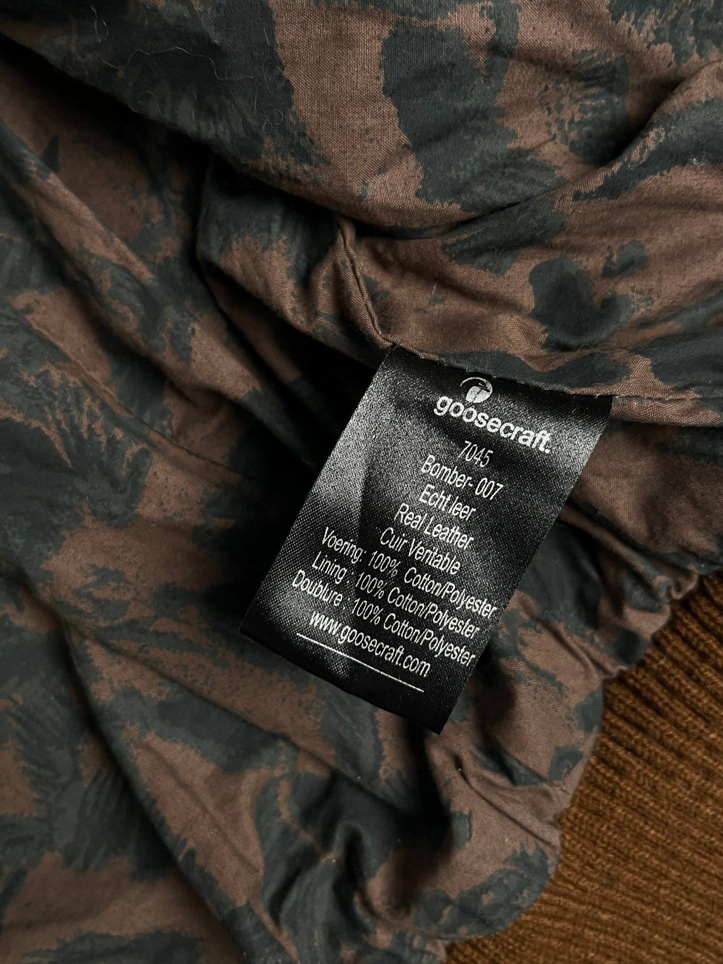 Kurtka Skórzana Bomberka Goosecraft M - Piggy Boxer