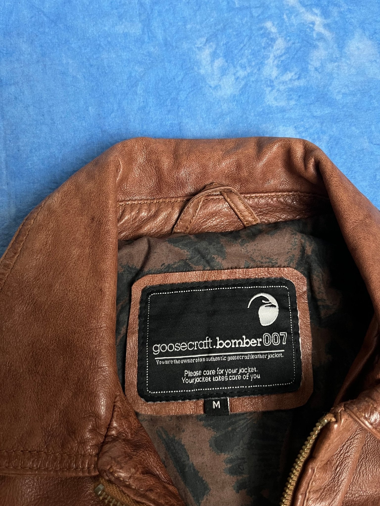 Kurtka Skórzana Bomberka Goosecraft M - Piggy Boxer