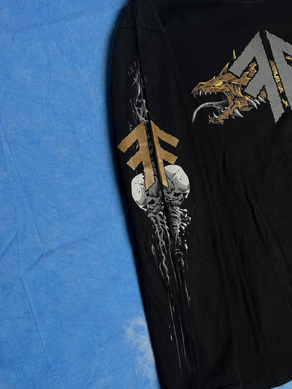 Longsleeve Amon Amarth Fafners Gold M | Piggy Boxer Vintage Shop