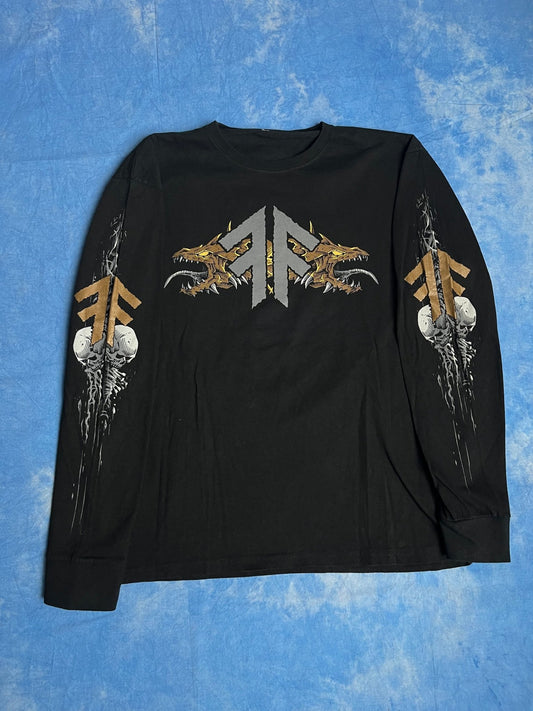 Longsleeve Amon Amarth Fafners Gold M | Piggy Boxer Vintage Shop