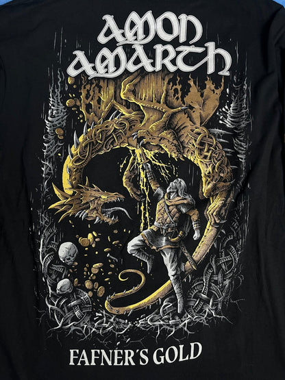 Longsleeve Amon Amarth Fafners Gold M | Piggy Boxer Vintage Shop