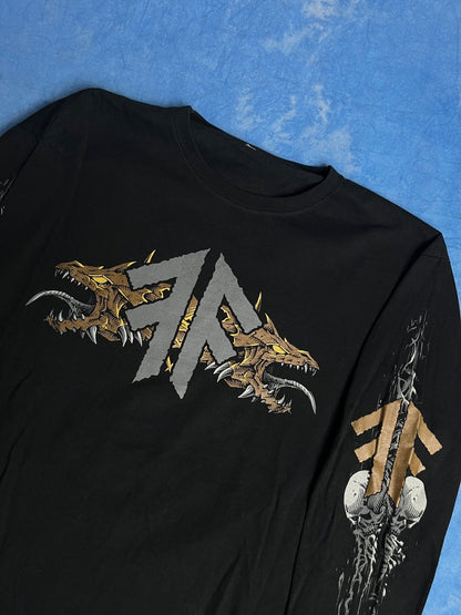 Longsleeve Amon Amarth Fafners Gold M | Piggy Boxer Vintage Shop