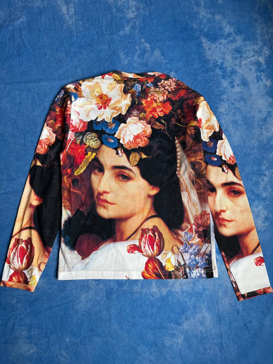 Longsleeve Cowbys & Angels Art 00s M | Piggy Boxer Vintage Shop