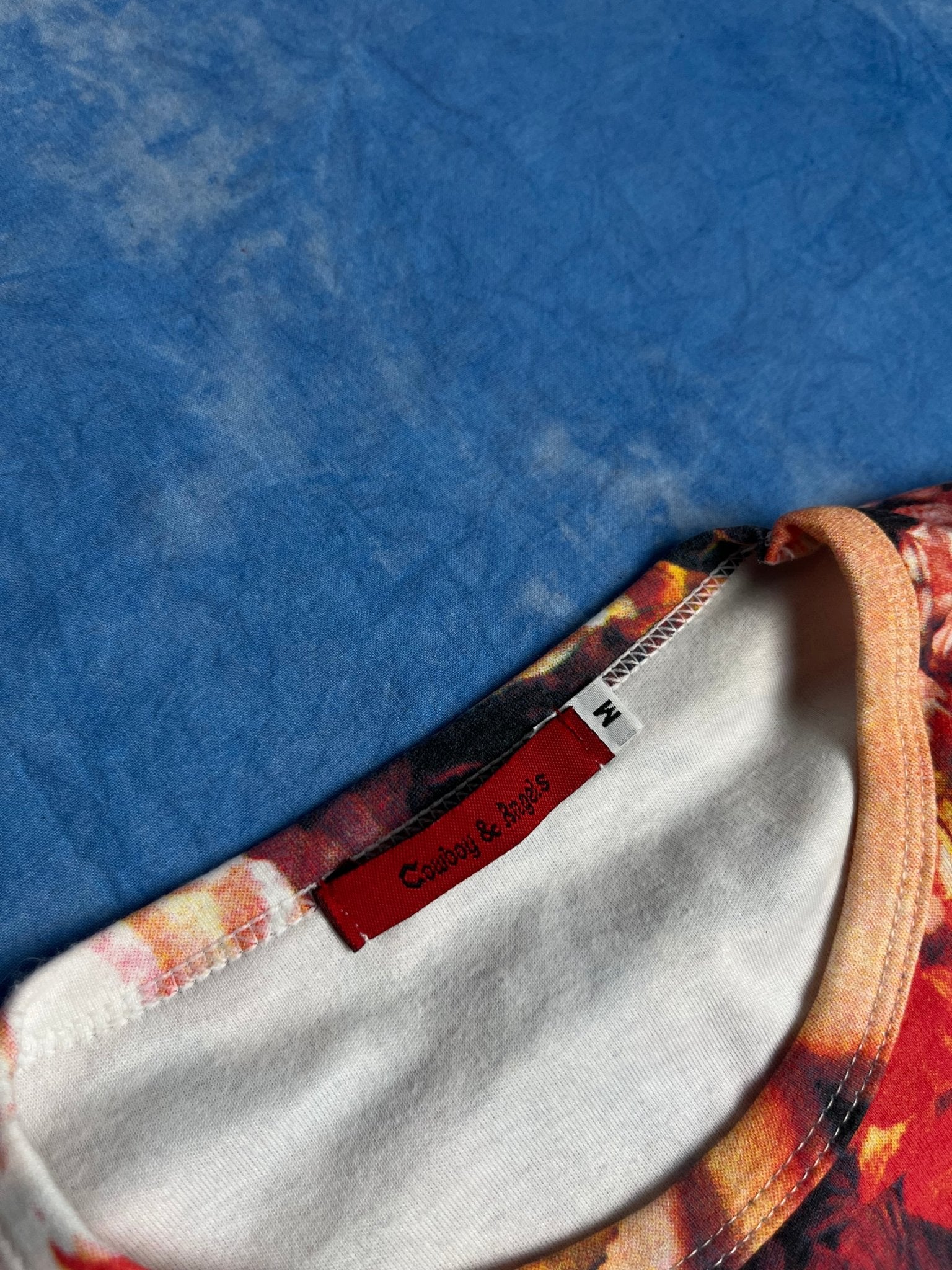 Longsleeve Cowbys & Angels Art 00s M | Piggy Boxer Vintage Shop